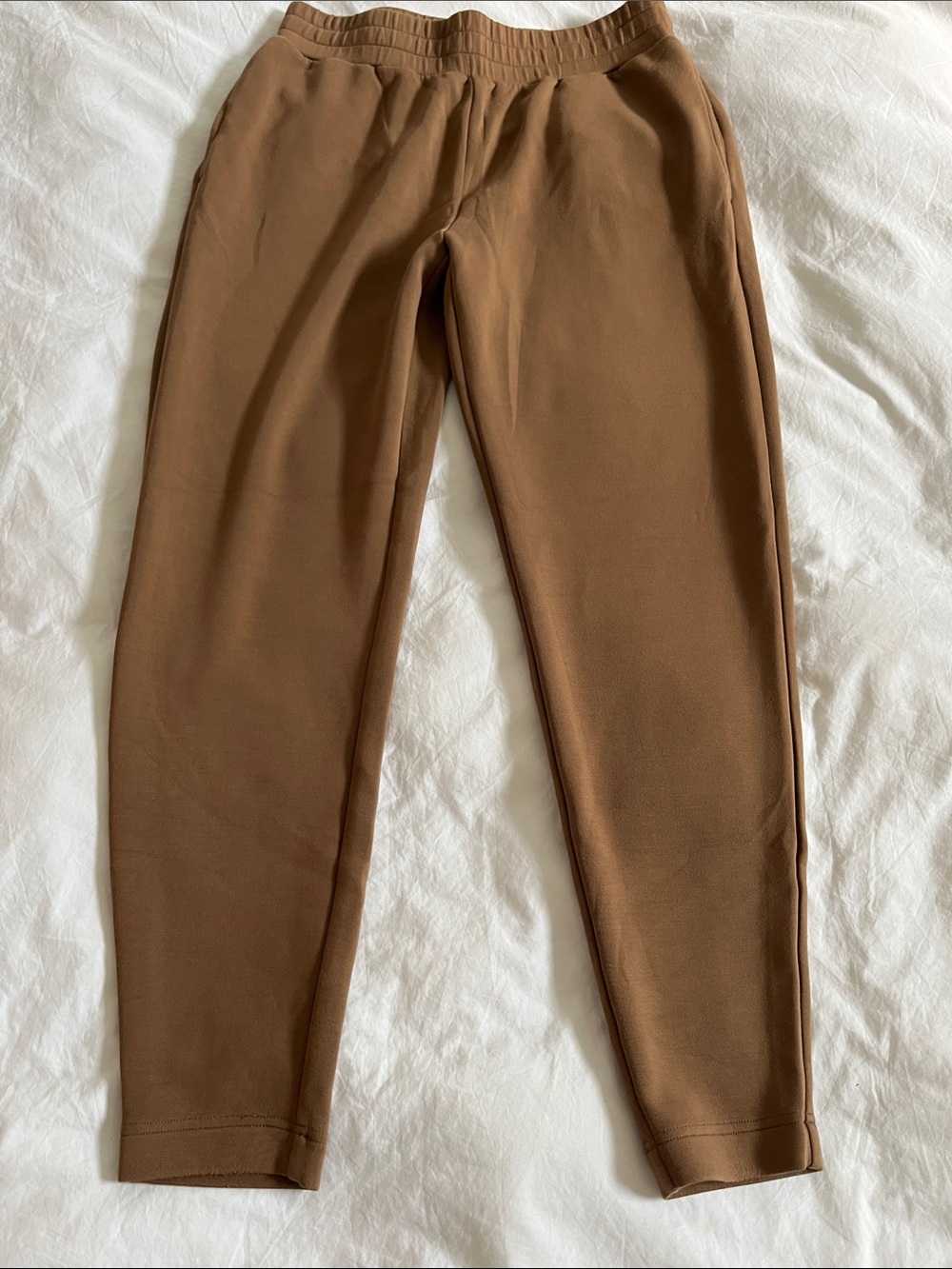 Varley Doublesoft The Slim Pant 27.5 beige joggers sweatpants cozy athleisure